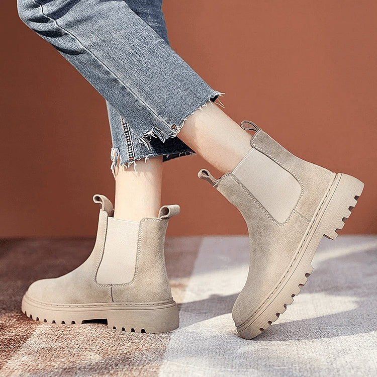 Cozy Faux Fur Insulated Ankle Boots for Women - OutfitLondon