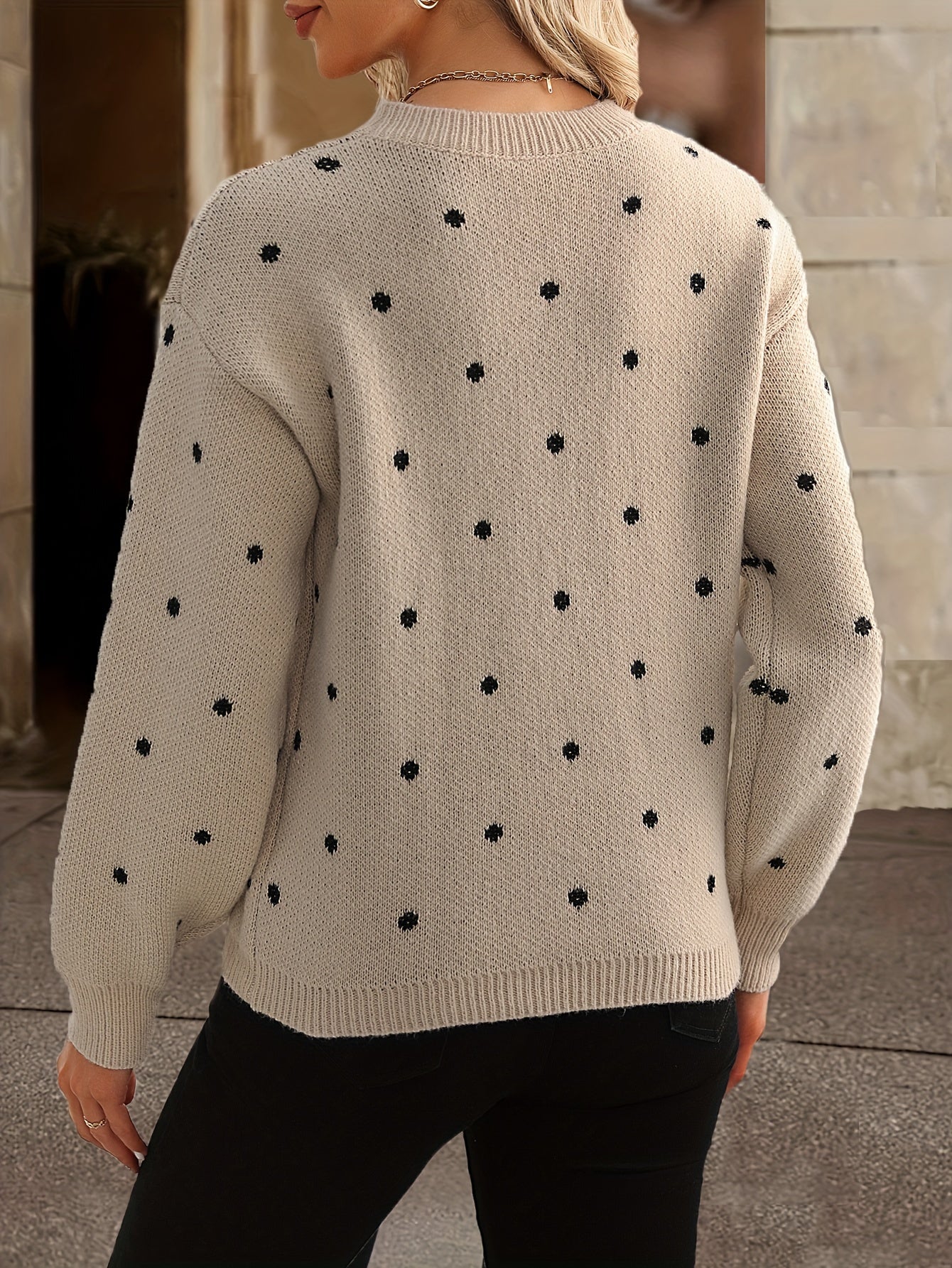 Classic Spotted Women's Sweater