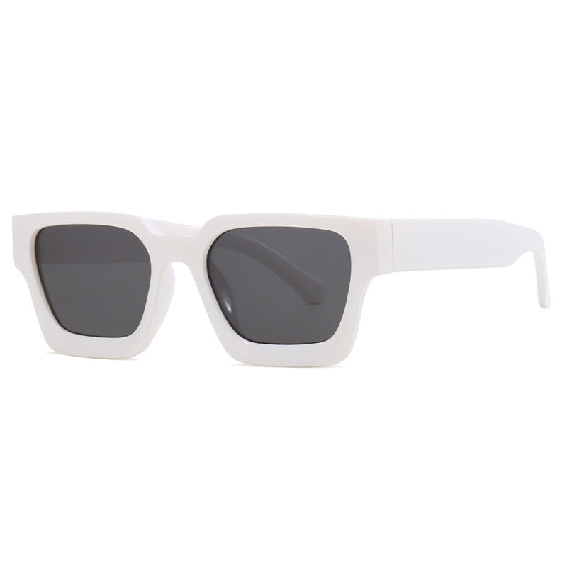 Women's Retro Acetate Frame Square Sunglasses
