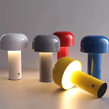 LED Creative Mushroom Rechargeable Table Lamp