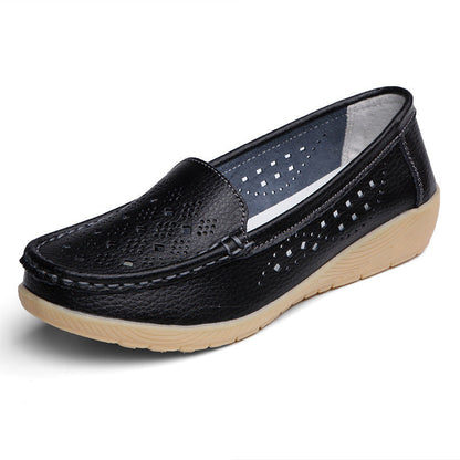 Slip On Loafers Casual Hollowed Out.Women Shoes