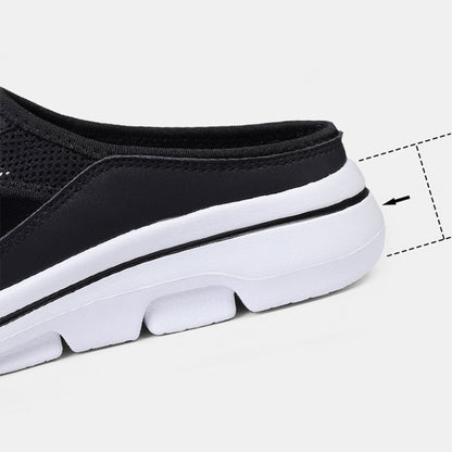 Summer Comfortable Trendy Hollow Mesh Half Slippers (Unisex)