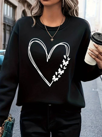 Women's Heart Pattern Sweater