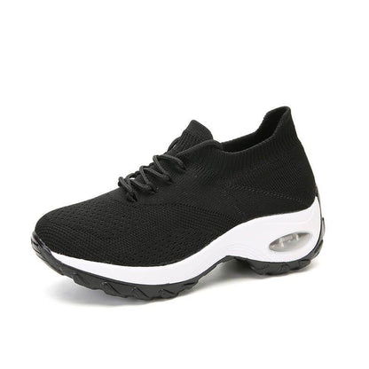 Lace Up Walking Running Shoes Platform Sneakers