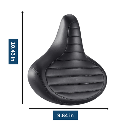 Comfortable Bike Seat for Long Rides and Outdoor Cycling - Oldie Bike Saddle  – Retro Leather Saddle – Waterproof bike Saddle