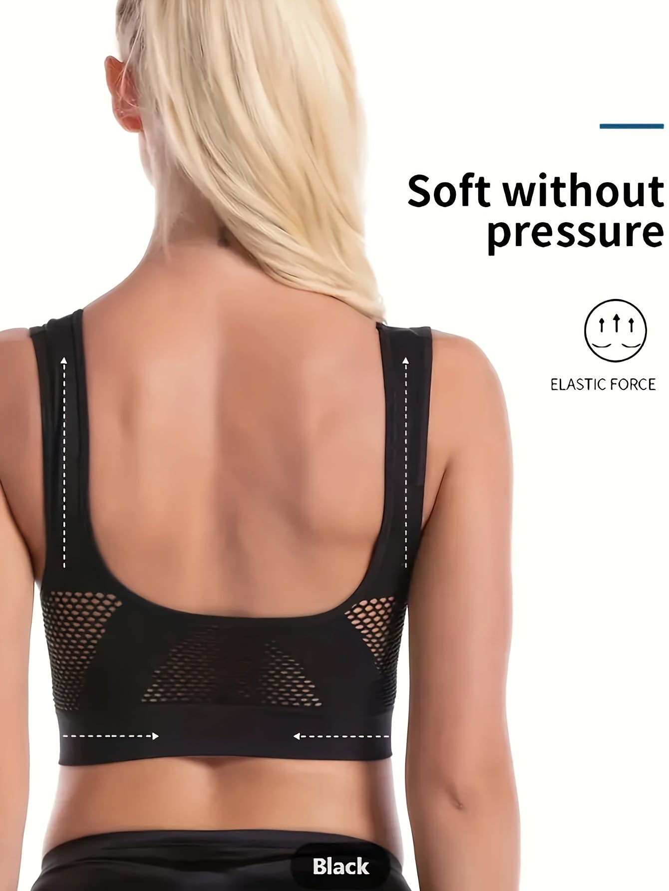 Comfortable Women's Sports Bra Eva Seamless Support Bra