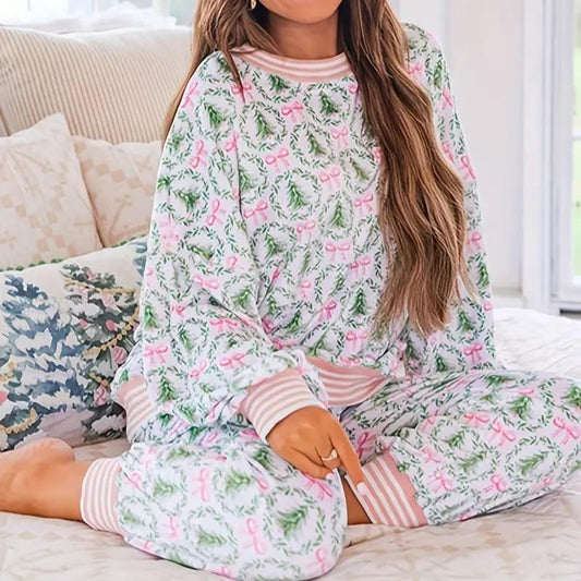 Soft Holiday Plaid Pajama Set - OutfitLondon