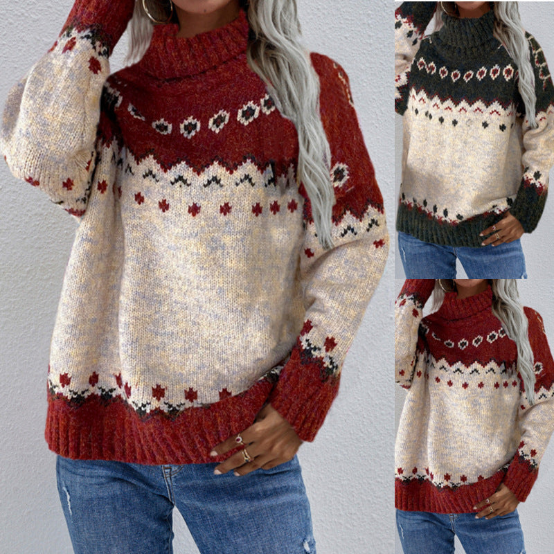 Warm Nordic Knit Winter Sweater - OutfitLondon
