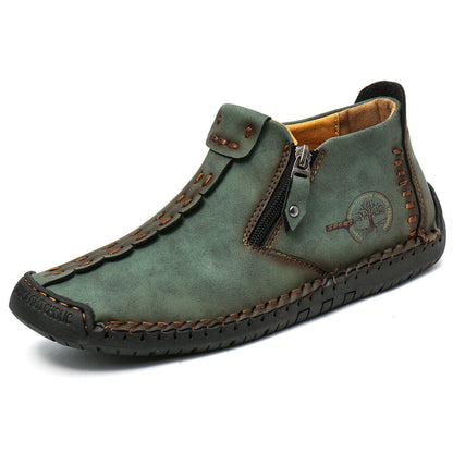 Men's Barefoot Shoes Handmade Slip Resistant Ankle Boots