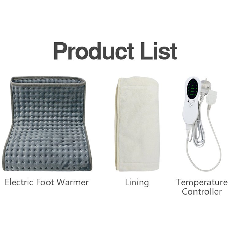 Electric Foot Warmer Heater USB Charging Power Saving Warm Foot Cover Feet Heating Pads For Home Foot Blanket
