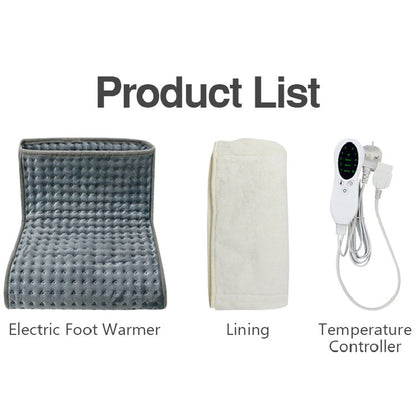 Electric Foot Warmer Heater USB Charging Power Saving Warm Foot Cover Feet Heating Pads For Home Foot Blanket