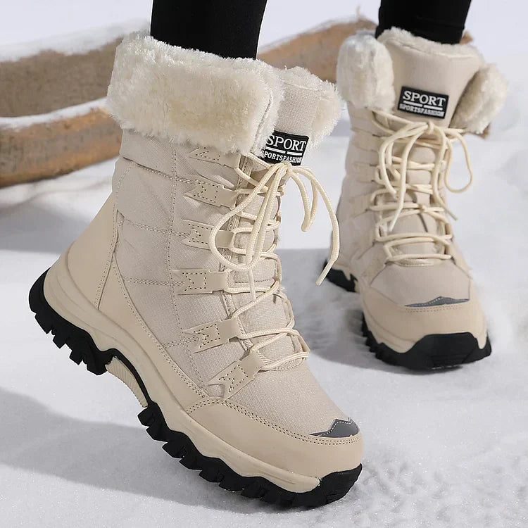 Women's Insulated Winter Snow Boots - OutfitLondon