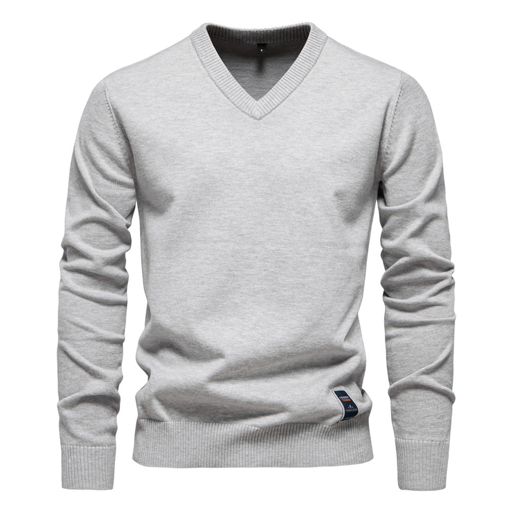 Timeless Crew Neck Mens Pullover - OutfitLondon