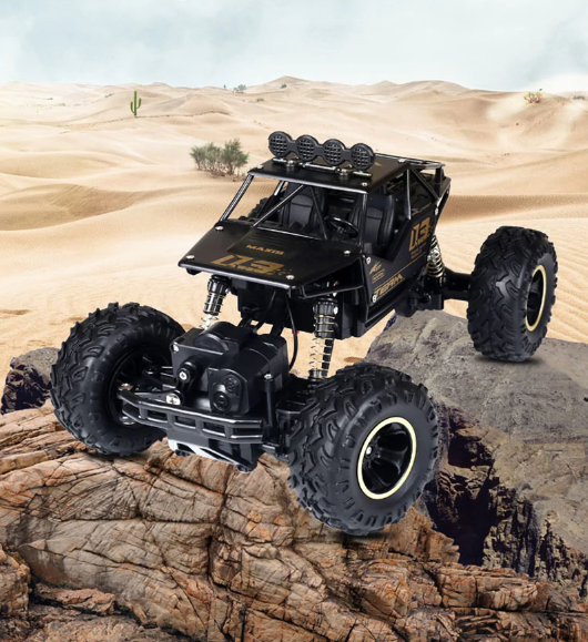 Rugged 4x4 RC Truck with Big Tires