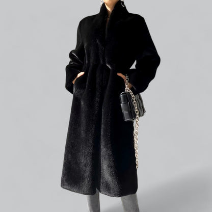 Premium Faux Fur Parka Coat for Women