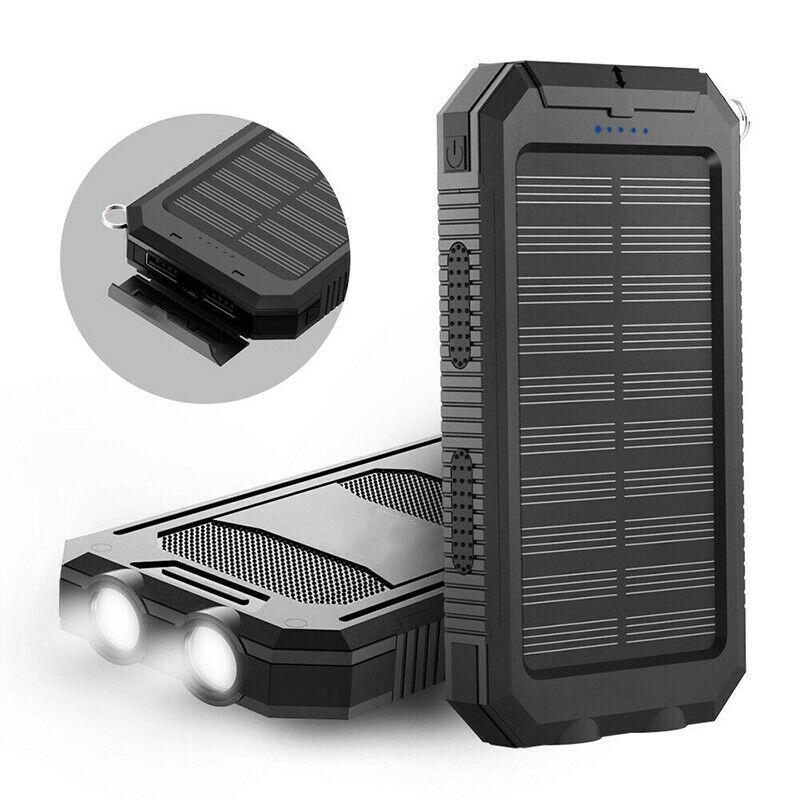 Compact Solar Powered 50000mAh Portable Charger - OutfitLondon