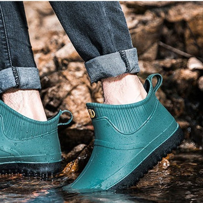 Rain Ankle Boots Slip-on Nonskid Orthopedic Shoes