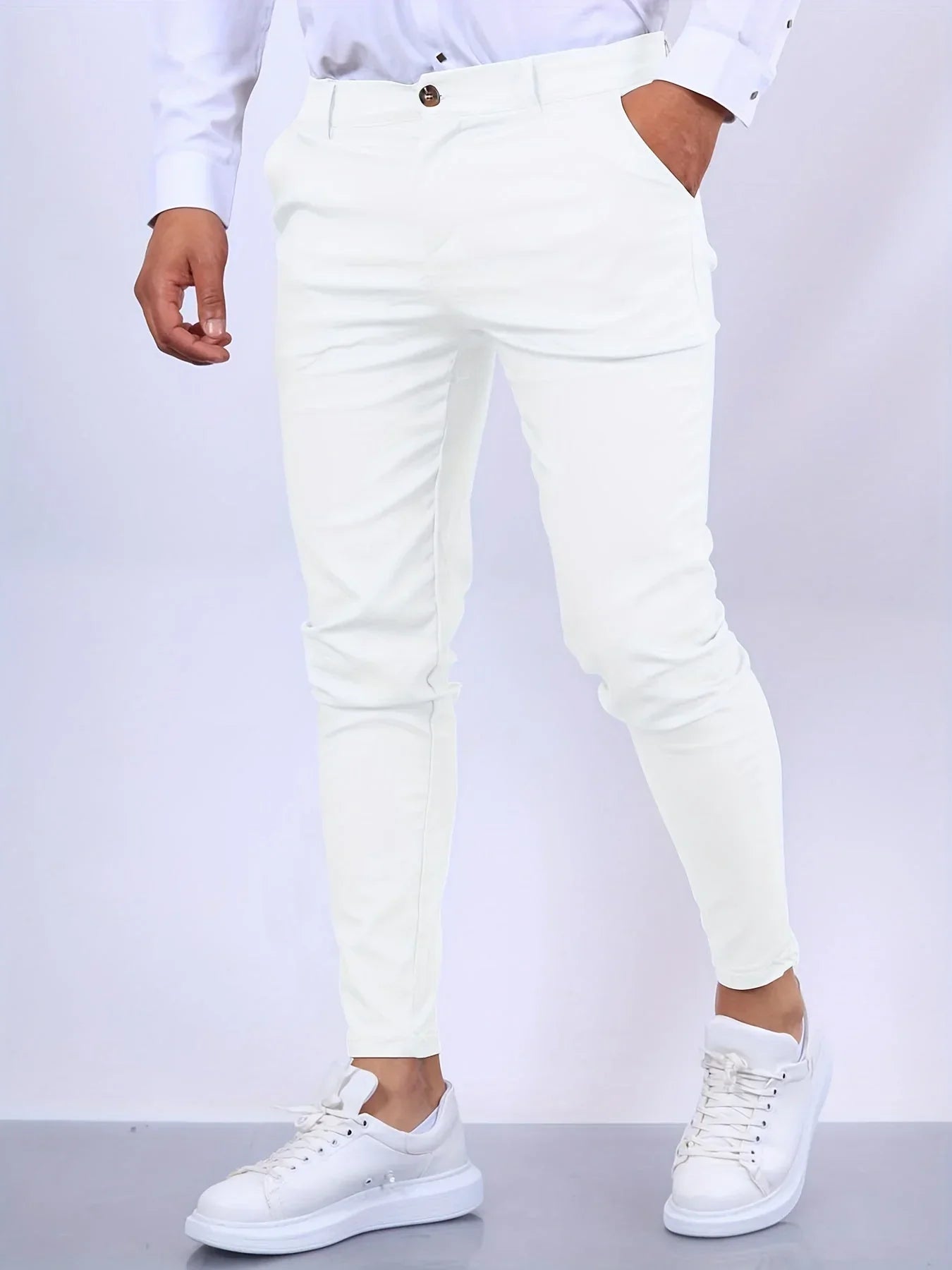 Flexible Fit Grey Jogger Pants