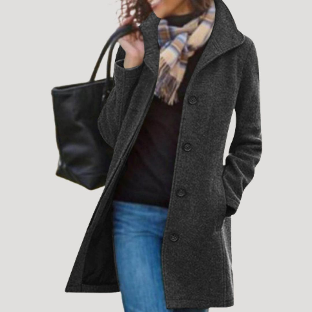 Premium Wool Tailored Overcoat