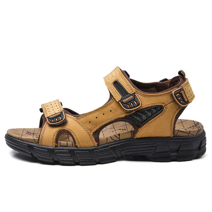 Men Orthopedic Sandals Velcro Summer Footwear