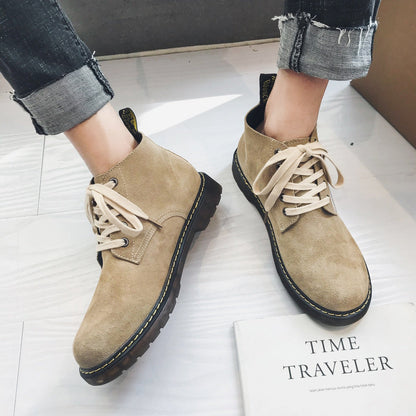 Men's Classic Leather Lace-Up Boots