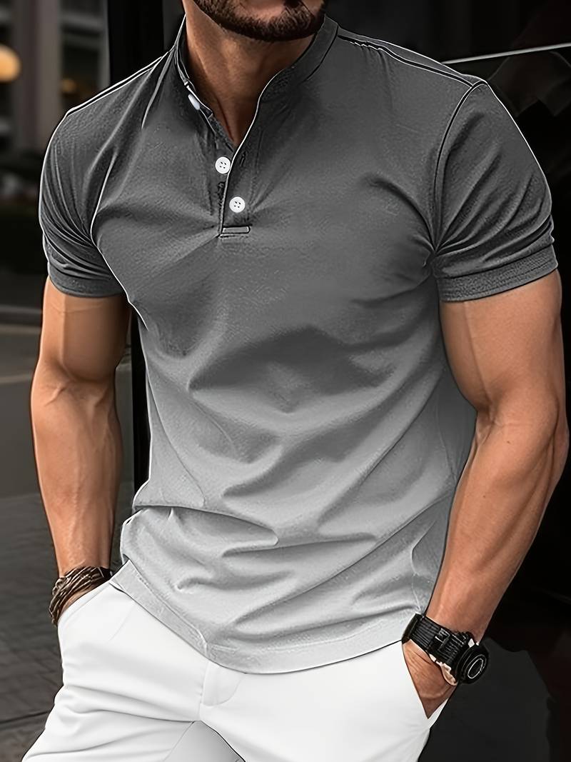 Men's Trendy Gradient Summer Shirt