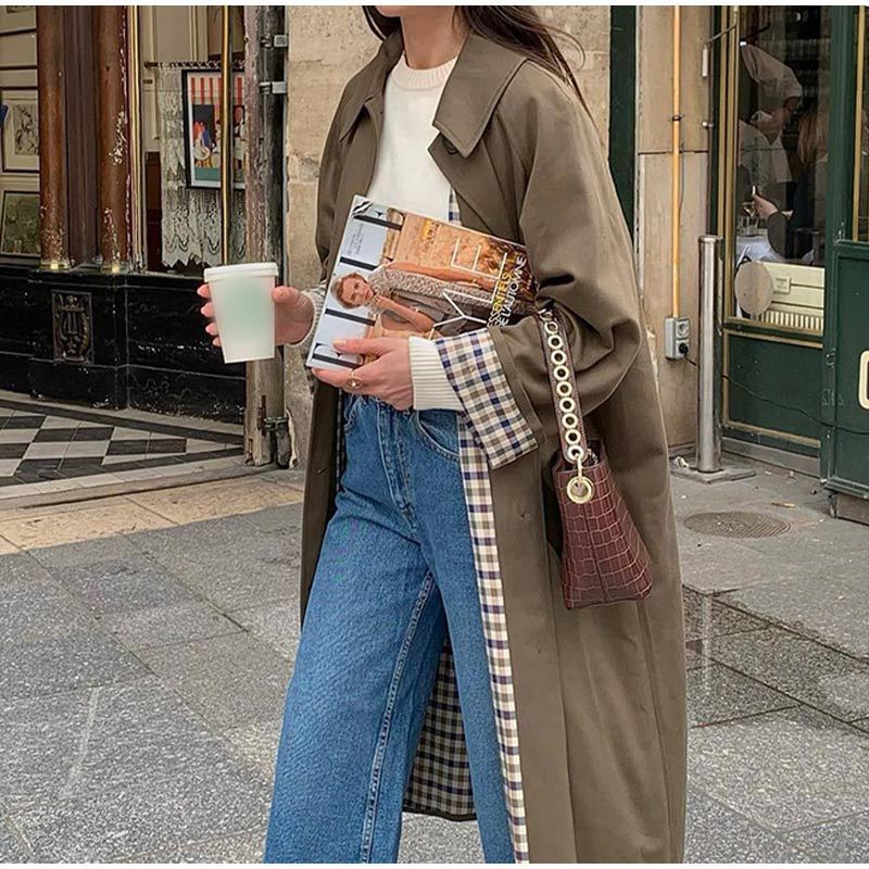 Classic Tan Women's Trench Coat - OutfitLondon