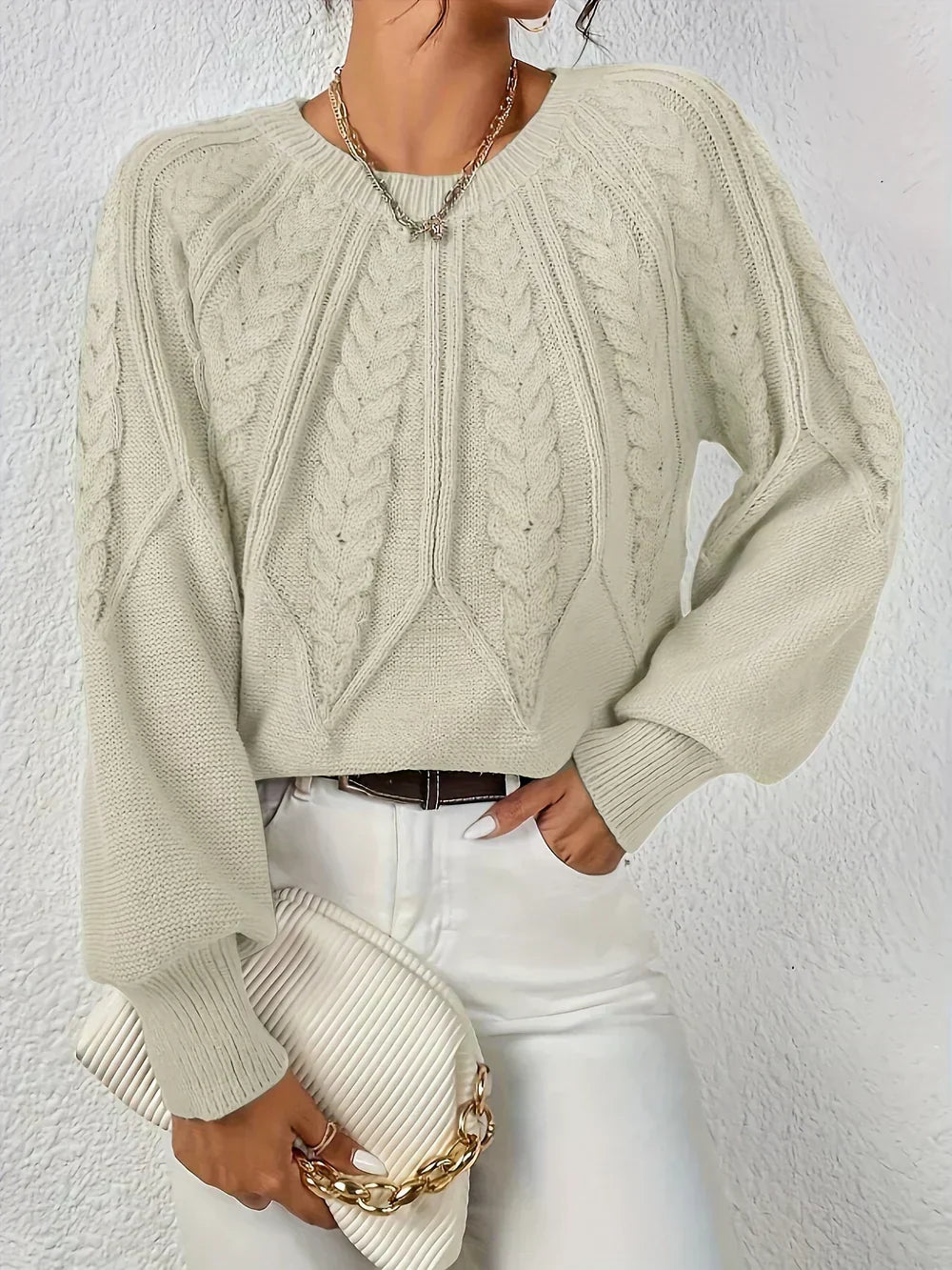Cozy Oversized Long Sleeve Women's Sweater