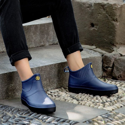 Rain Ankle Boots Slip-on Nonskid Orthopedic Shoes
