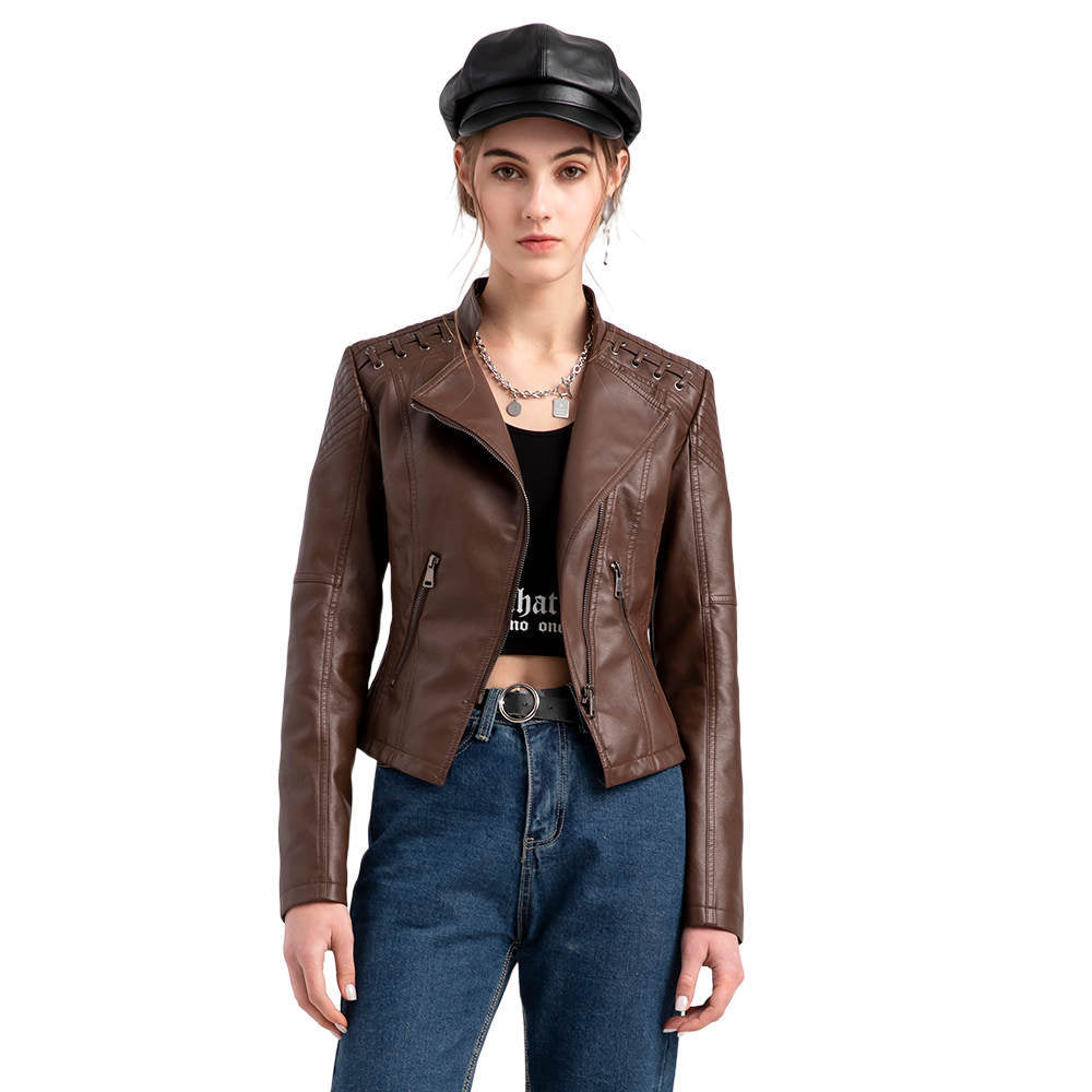 Soft Sheepskin Biker Jacket - OutfitLondon