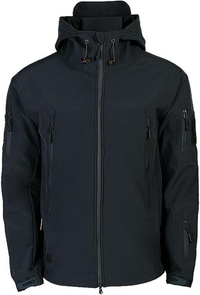 Waterproof Hooded Fleece Jacket For Men