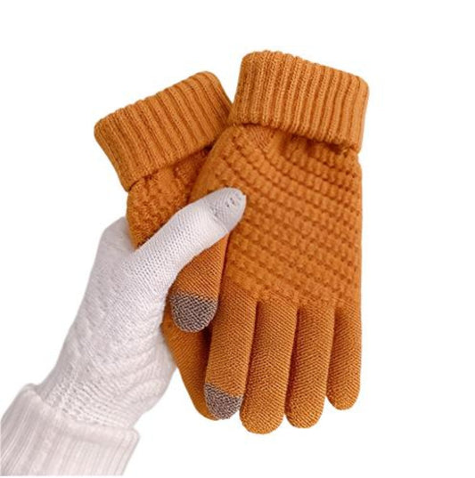 Cozy Thermal Insulated Leather Gloves - OutfitLondon