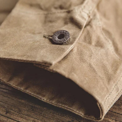 Classic Mens Waterproof Canvas Parka Jacket