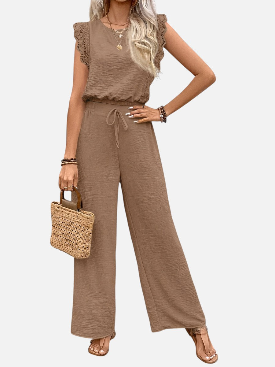 Women's Casual Relaxed Cotton Two-Piece Outfit Set