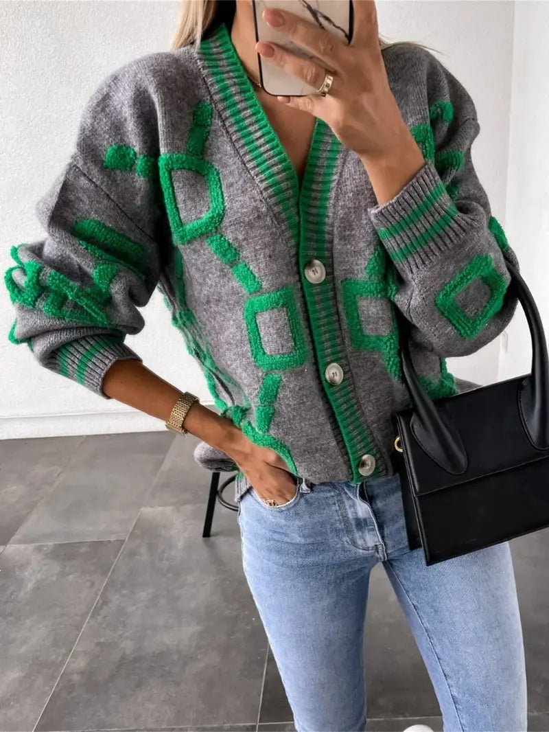 Women's Cozy V Neck Open Cardigan Sweater