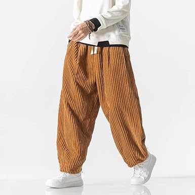 Comfortable Loose Fit Corduroy Pants