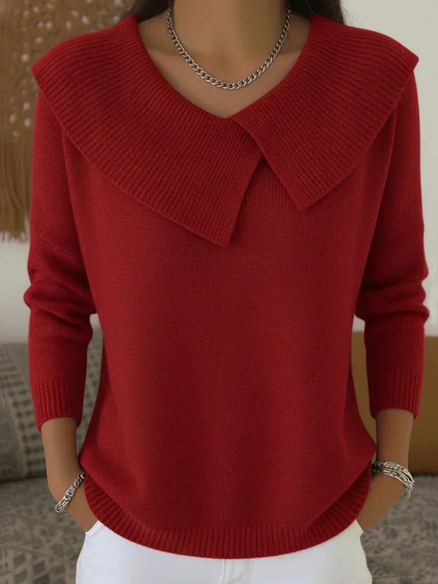 Textured Crew Neck Sweater