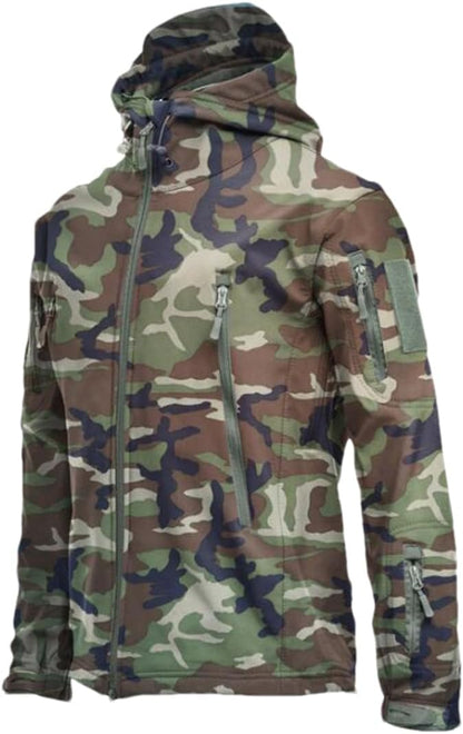 Waterproof Hooded Fleece Jacket For Men
