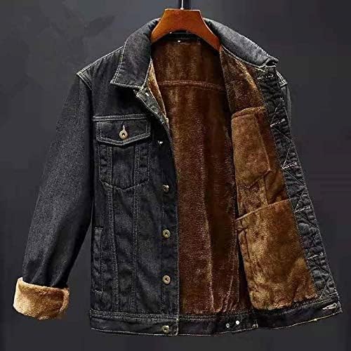 Warm Thick Insulated Denim Jacket