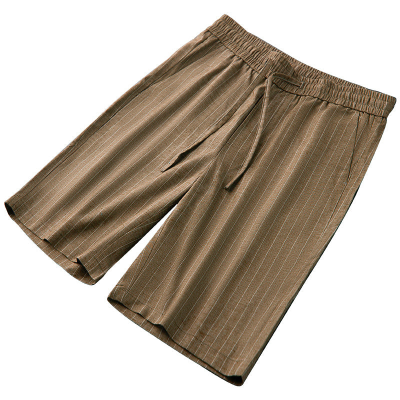 Men's Casual Loose Fit Linen Shorts
