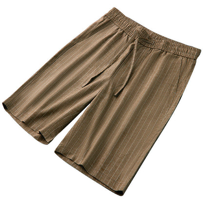Men's Casual Loose Fit Linen Shorts