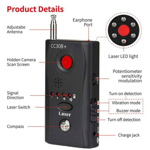 The Best Bug Detector – Hidden Camera and Microphones Detector