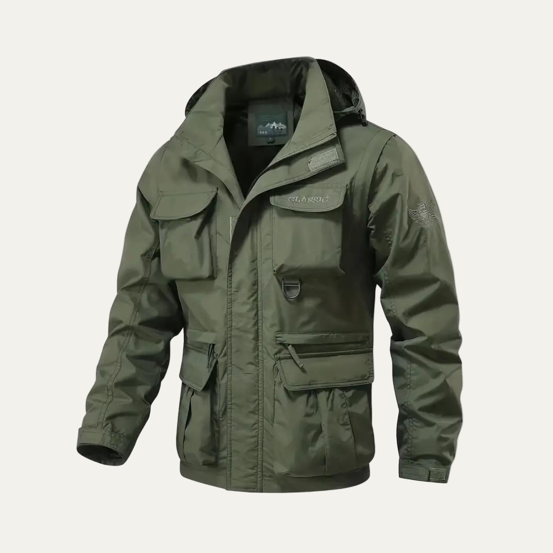 Waterproof Men's Military Hoodie Jacket