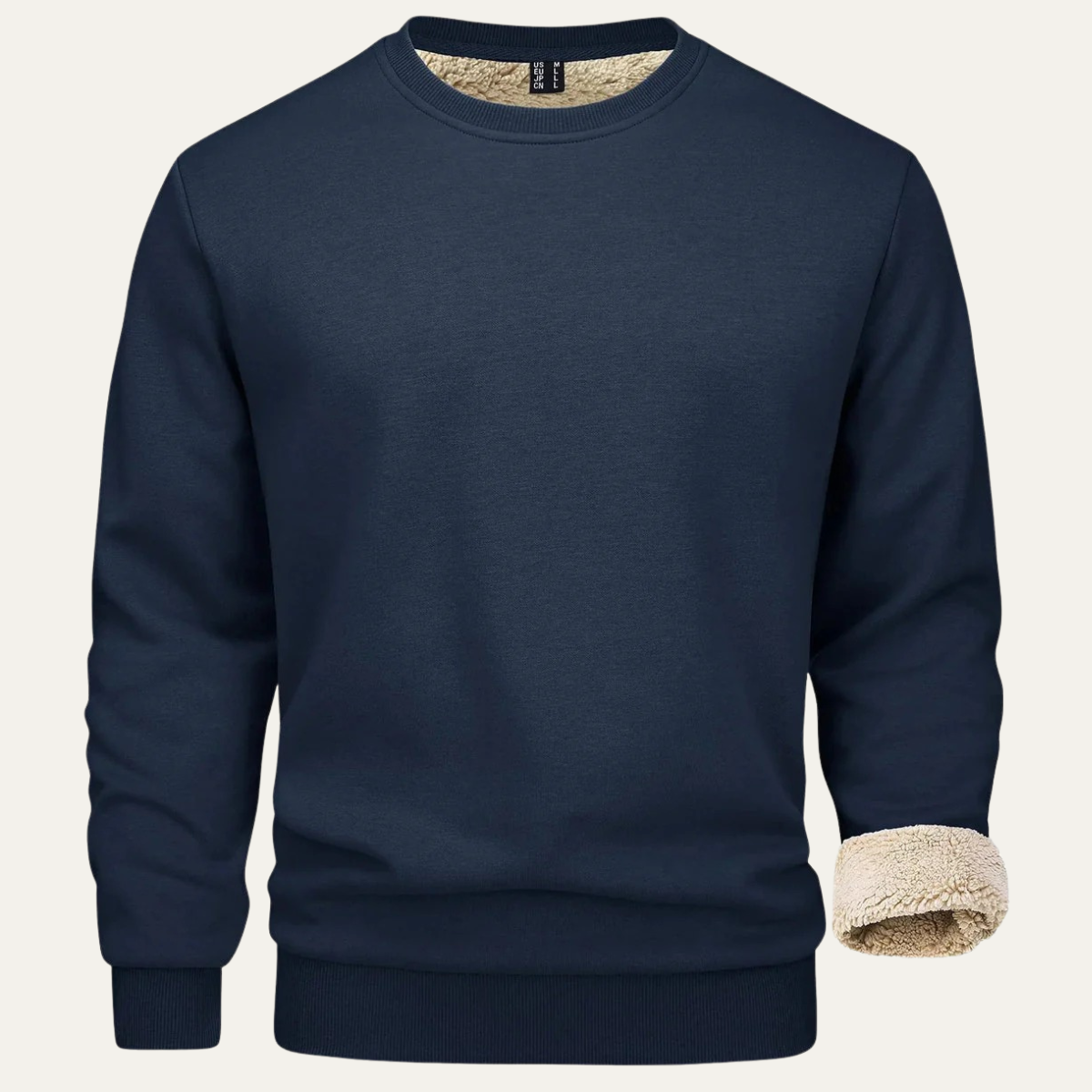 Warm Fleece Crew Neck Sweatshirt