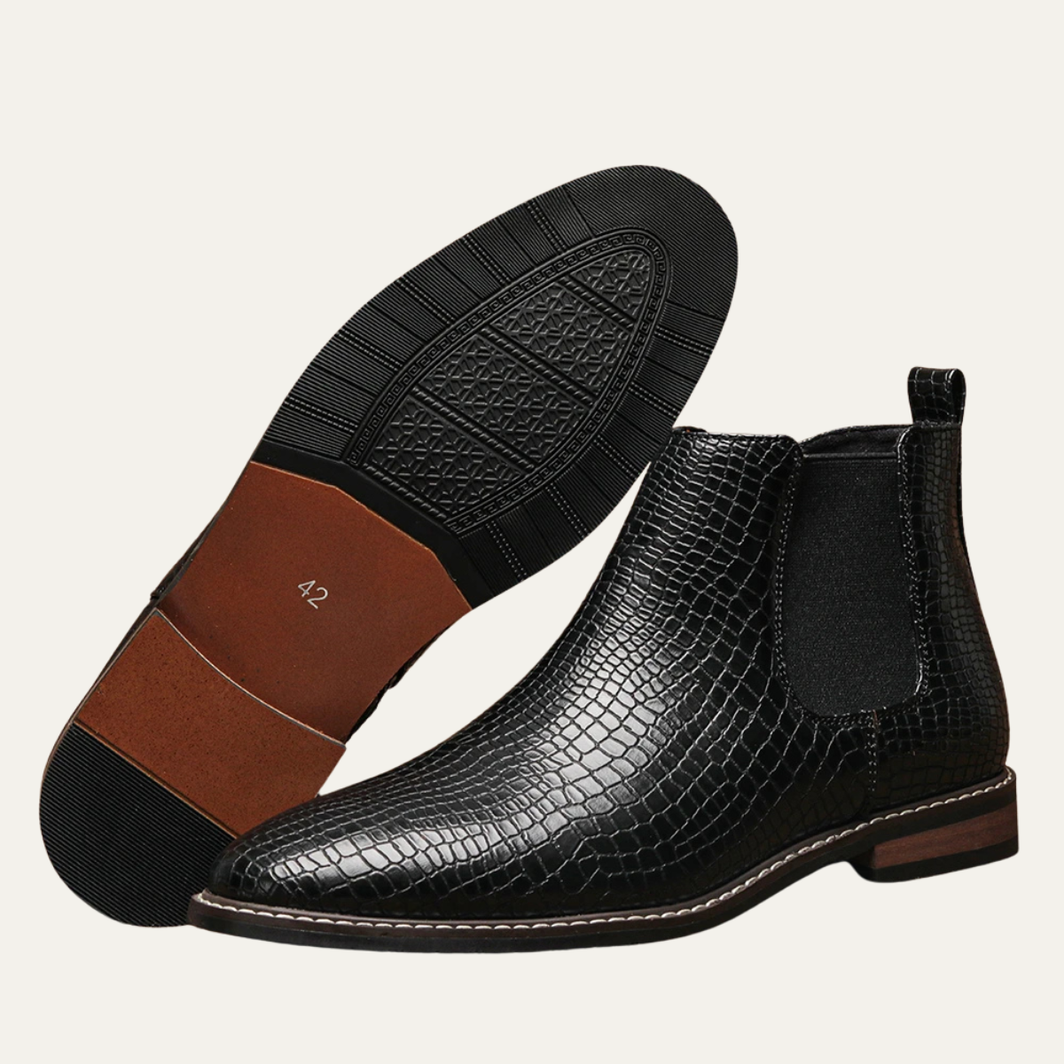Comfortable Mens Leather Chelsea Boot Shoes