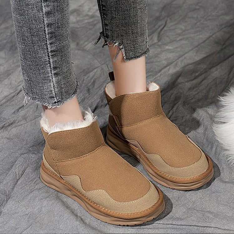 Warm Waterproof Mid Calf Winter Boots for Women - OutfitLondon