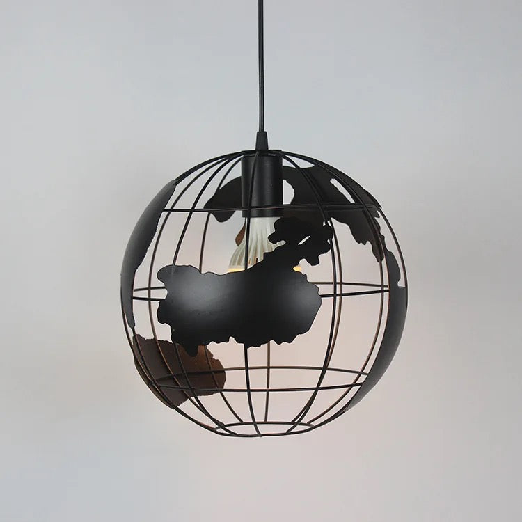 Round Glass Pendant Light
