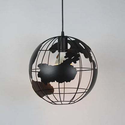 Round Glass Pendant Light