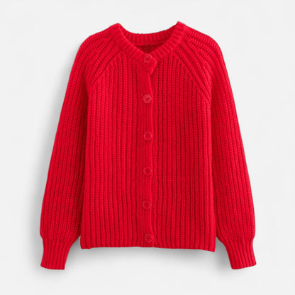 Classic Ladies Knitted Cardigan Sweater