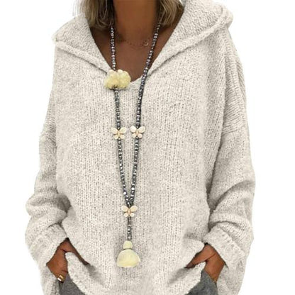 Soft Cozy Women's Hooded Sweater